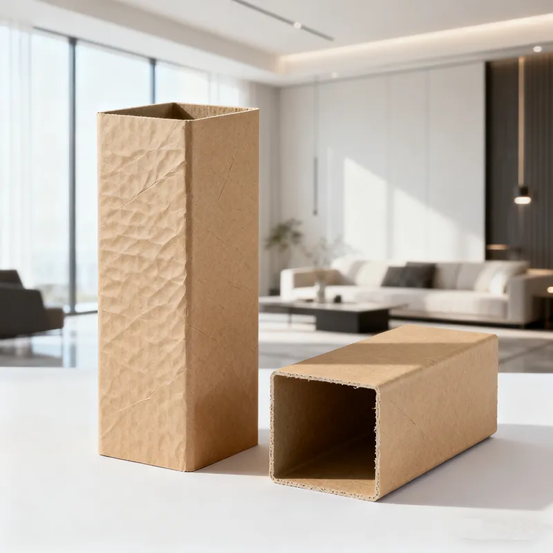 Ekologiški popieriniai kvadratiniai vamzdeliai